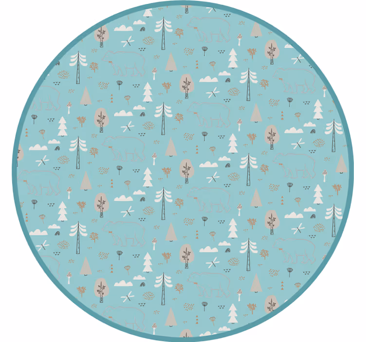 Roleta do detskej izby geometrický nordický štýl - Tenstickers