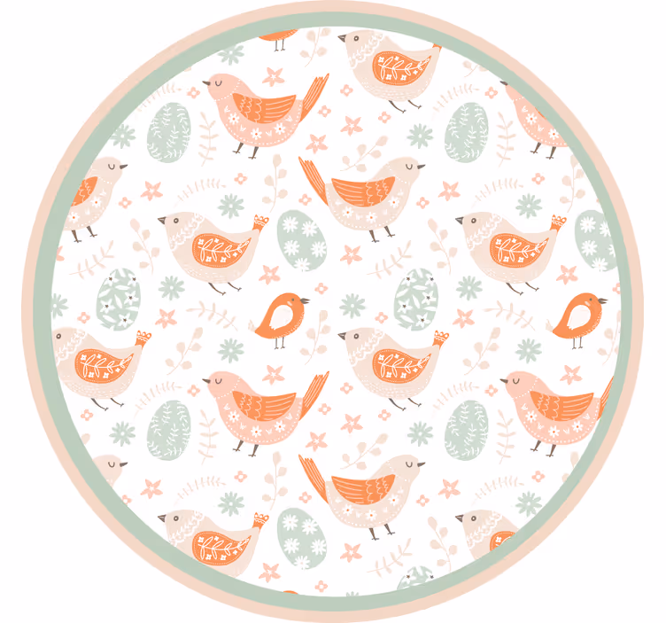 Roleta do detskej izby s minimalistickými vtáčikmi - Tenstickers