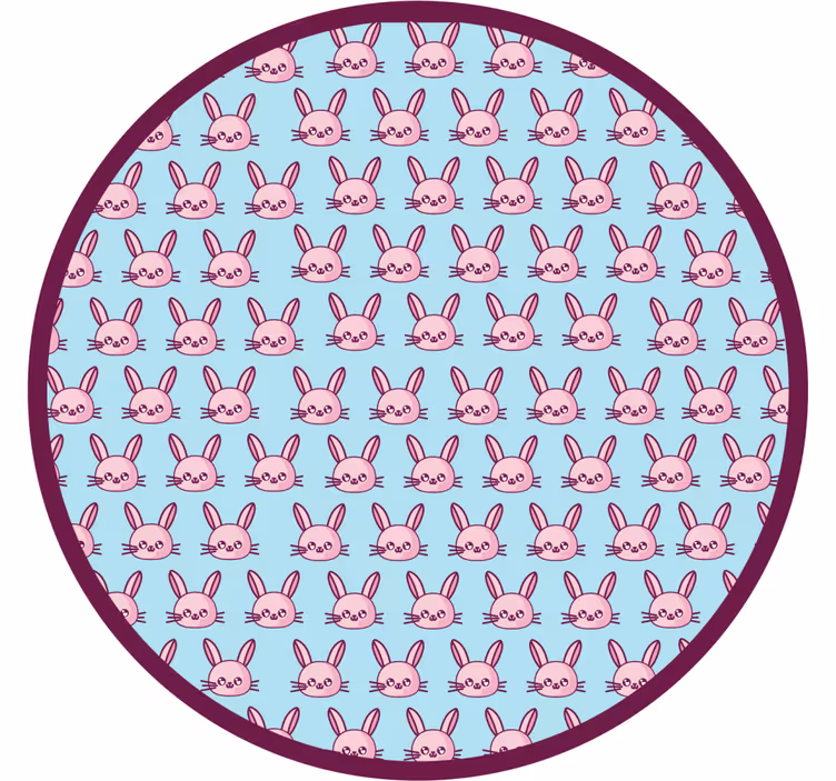 Roleta do detskej izby s anime zajacmi - Tenstickers