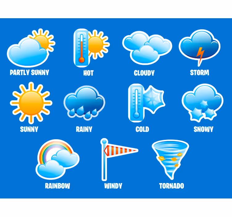 Roleta do detskej izby počasie pre deti - Tenstickers