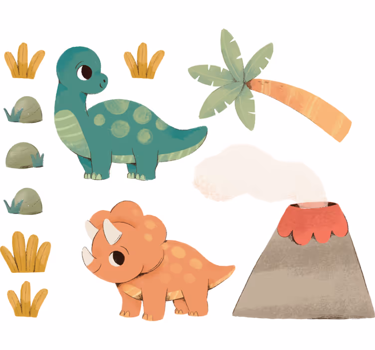 Roleta do detskej izby s vodovými dinosaurami - Tenstickers