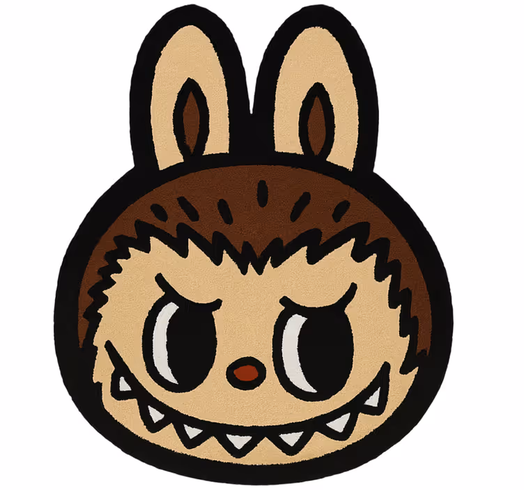 Roleta do detskej izby klasická hnedá labubu - Tenstickers