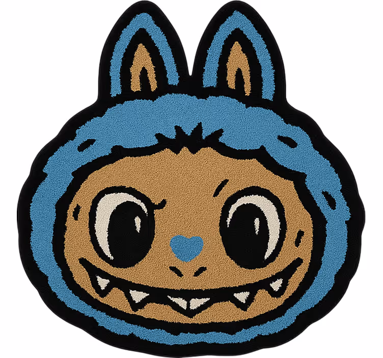 Roleta do detskej izby dizajn blue labubu - Tenstickers