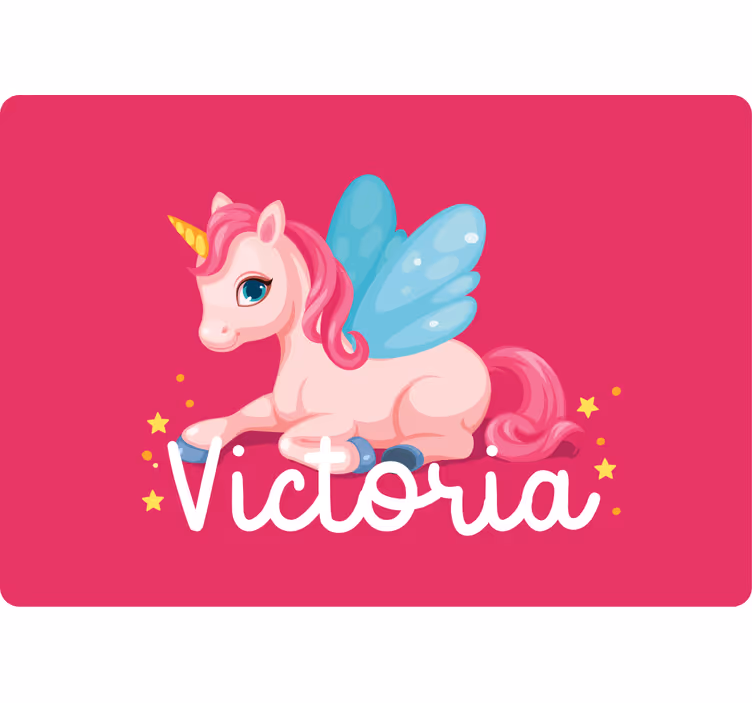 Roleta do detskej izby veselý ružový jednorožec - Tenstickers