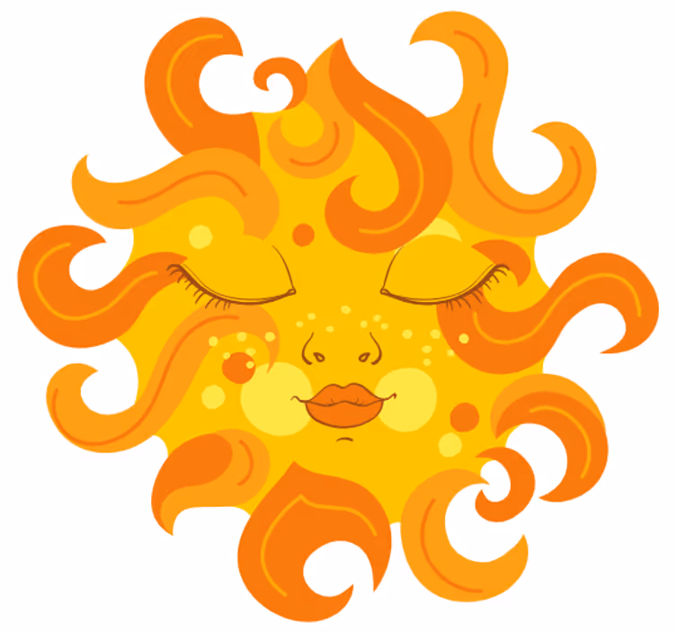 Roleta do detskej izby slnko pre dievčatá - Tenstickers