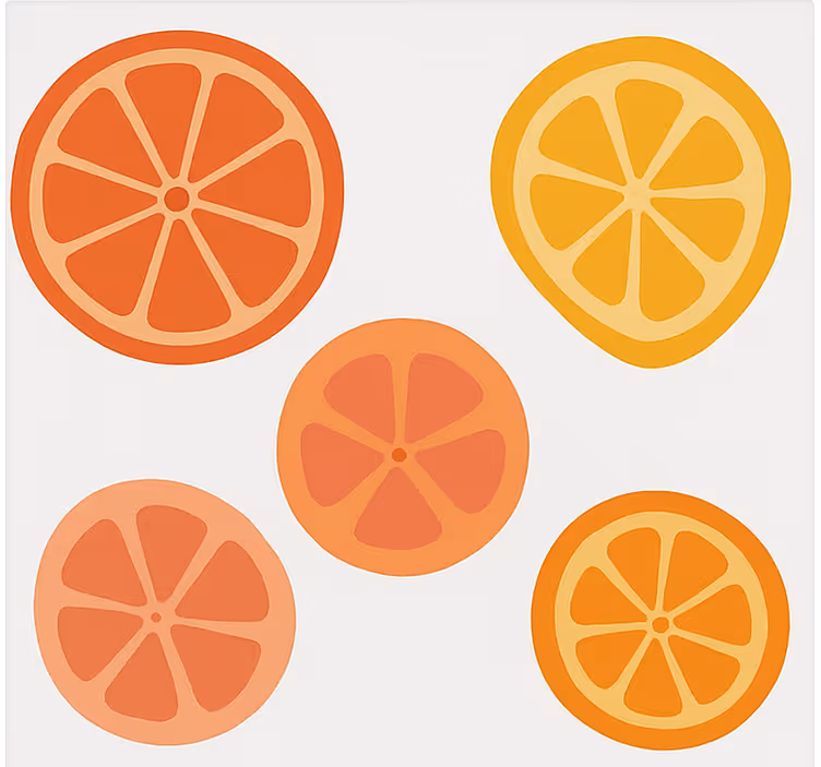 Roleta na okno ovocie citrusy - Tenstickers