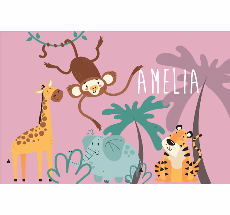 Roleta do detskej izby boho džungľa - Tenstickers