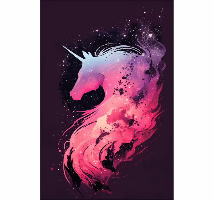 Roleta do detskej izby galaxijný jednorožec - Tenstickers