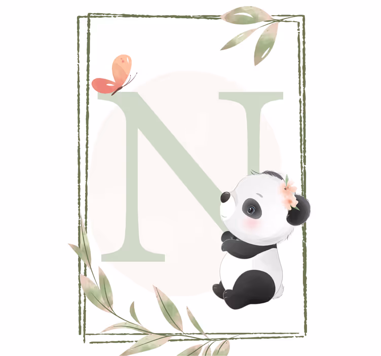 Roleta do detskej izby roztomilá panda - Tenstickers