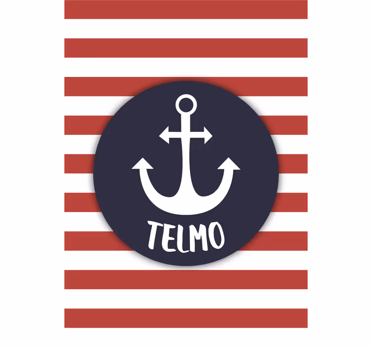 Roleta do detskej izby prispôsobiteľný námornícky kotva - Tenstickers