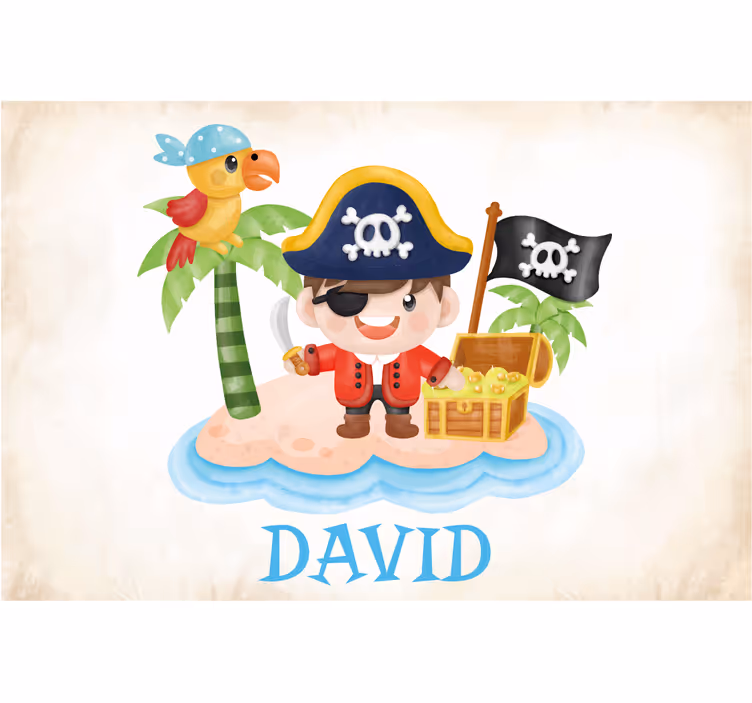 Roleta do detskej izby s pirátskym motívom - Tenstickers