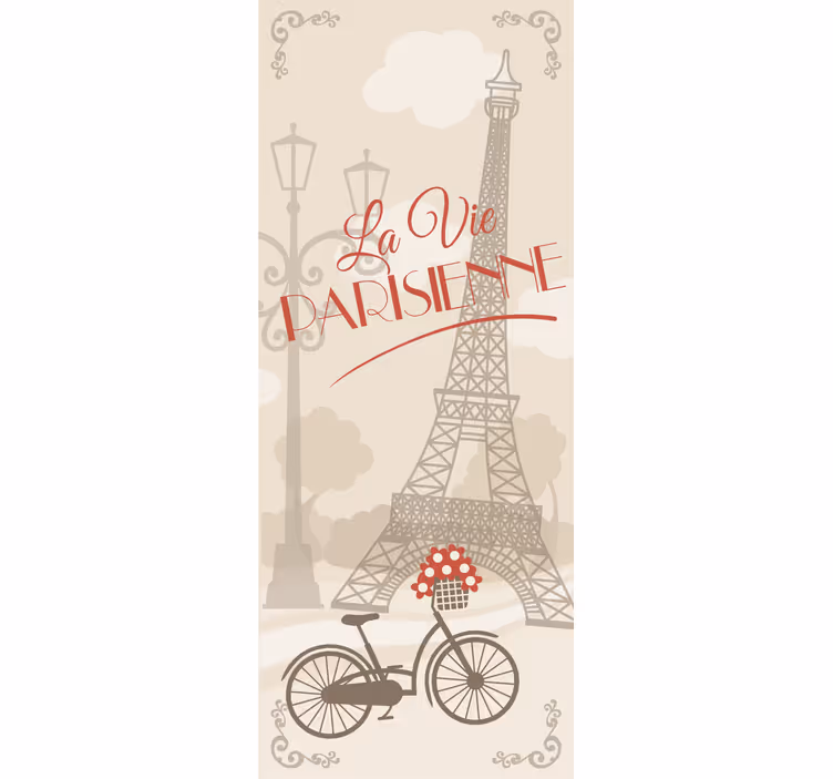 Roleta do kuchyne parížsky život - Tenstickers