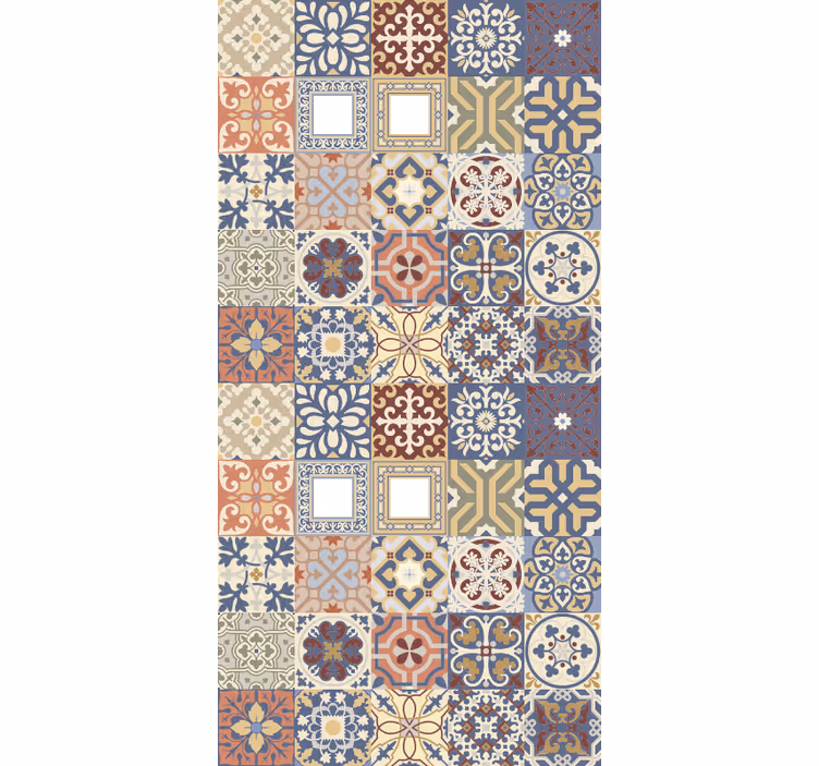 Roleta do kuchyne multicolor hydraulická - Tenstickers
