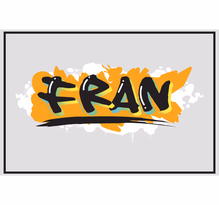 Sivá roleta mestský štýl farebné graffiti - Tenstickers