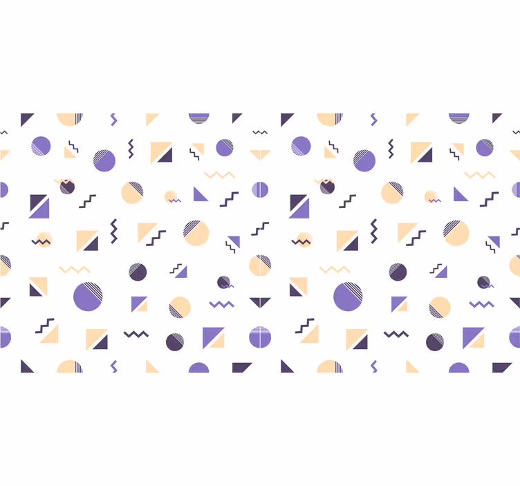 Roleta do izby farebné geometrické tvary - Tenstickers