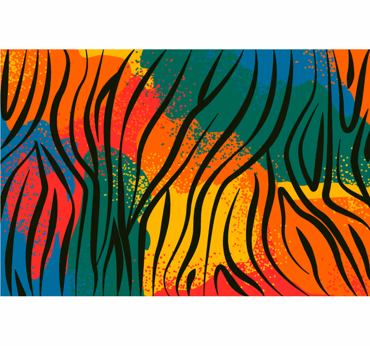 Roleta do izby s africkým zvieracím vzorom - Tenstickers