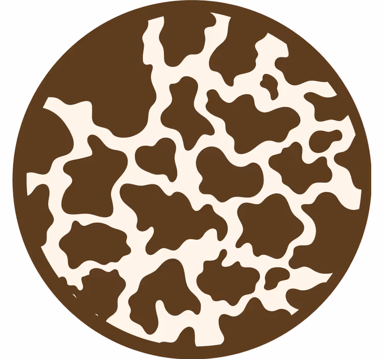 Roleta do izby hnedá krava - Tenstickers