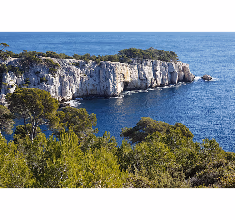 Roleta do obývačky calanques z marseille - Tenstickers