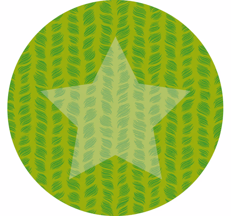 Roleta do detskej izby s hviezdou v kruhu - Tenstickers