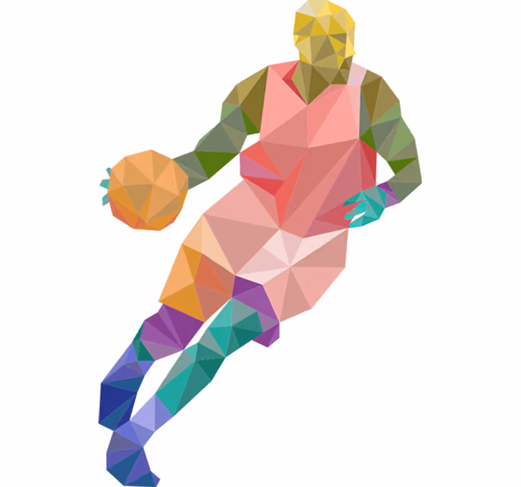 Roleta pre teenagera s origami basketbalom - Tenstickers