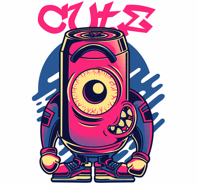 Roleta pre teenagera roztomilé grafity - Tenstickers