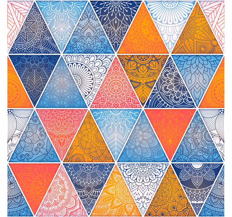 Roleta pre teenagera geometrická mandala - Tenstickers