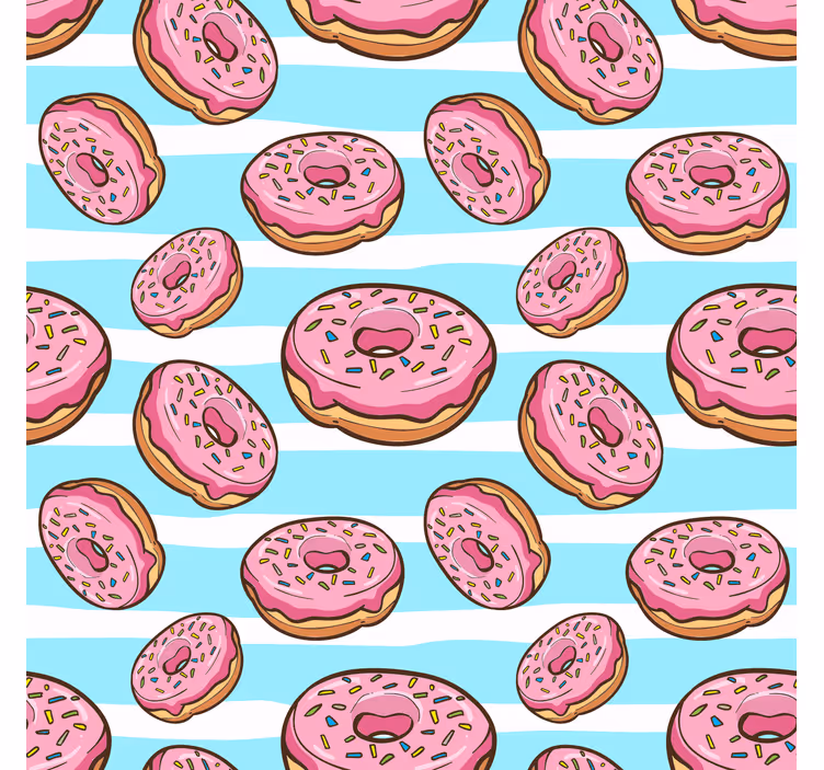Roleta pre teenagera neboj sa a buď šťastný s donutom - Tenstickers