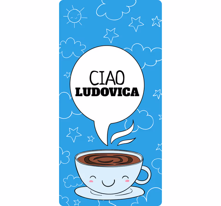 Roleta pre teenagera s personalizovaným šťastným hrnčekom - Tenstickers