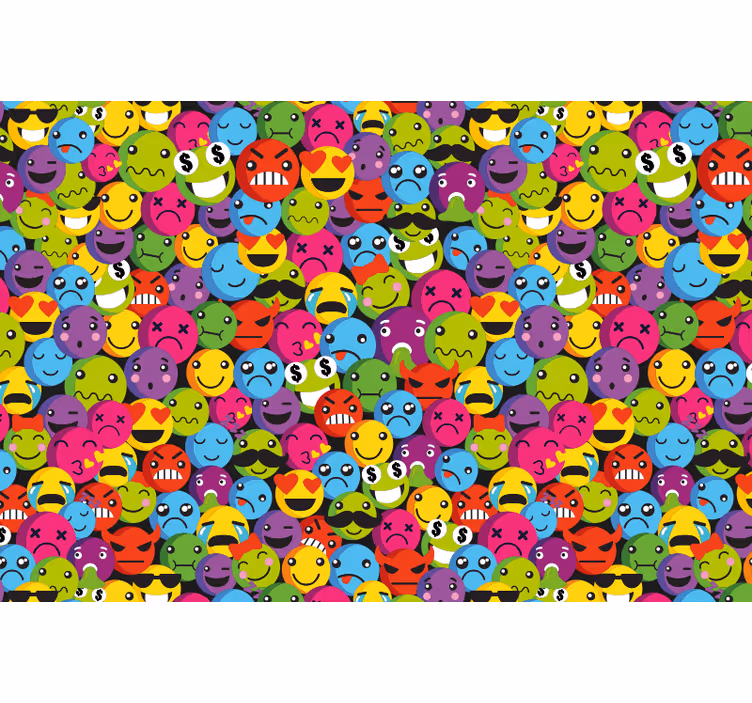 Roleta pre teenagera emoji kompozícia - Tenstickers