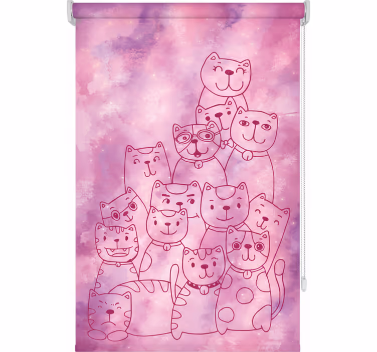 Roleta pre teenagera galaxia mačiek - Tenstickers