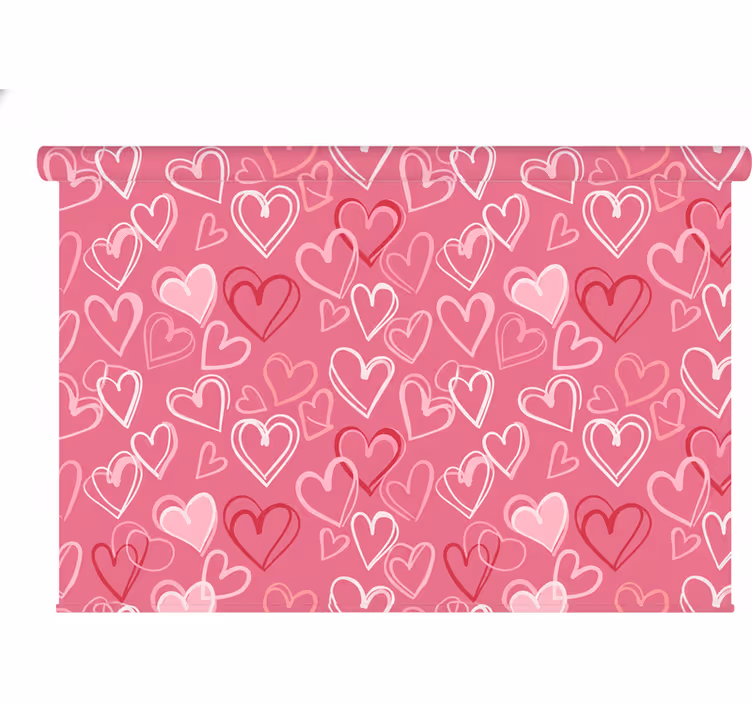 Roleta pre teenagera krásne srdcia - Tenstickers