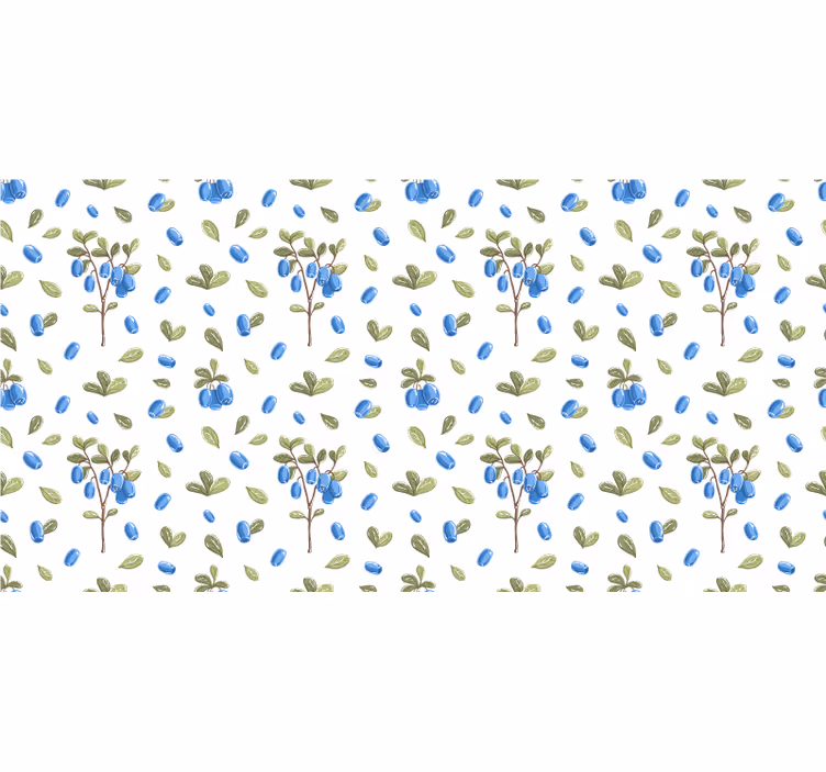 Biela roleta s kvetinovým botanickým vzorom - Tenstickers