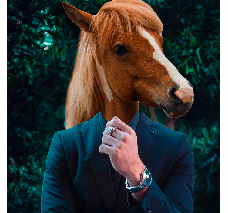 Roleta do kancelárie pán kôň - Tenstickers