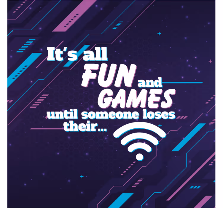 Roleta do kancelárie vtipné wifi - Tenstickers