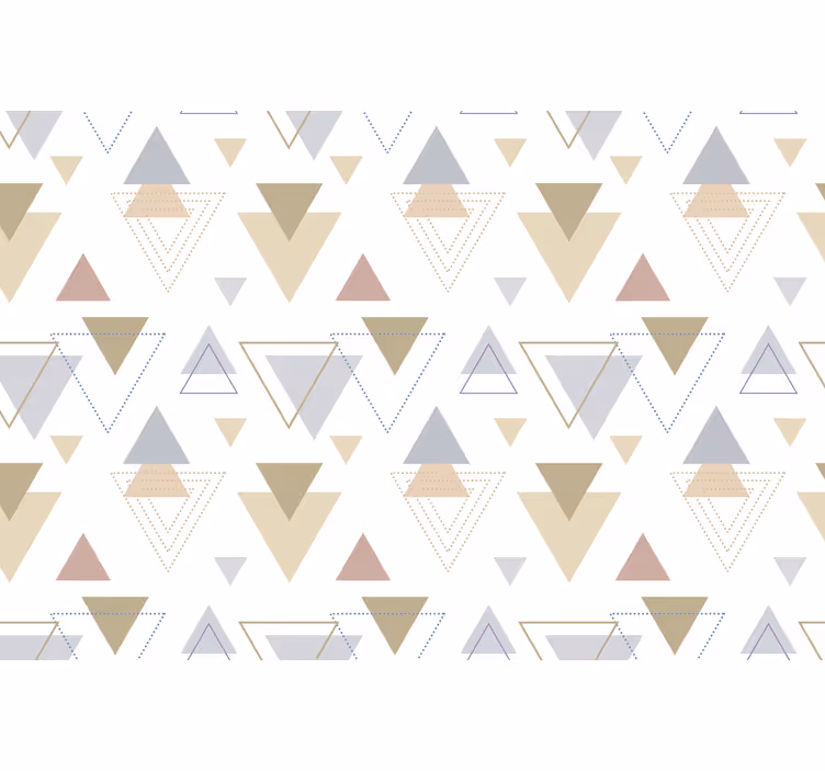 Roleta do kancelárie geometrický modrožltý nordický štýl - Tenstickers