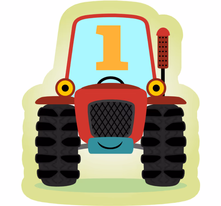 Zábavná roleta najlepší traktor - Tenstickers