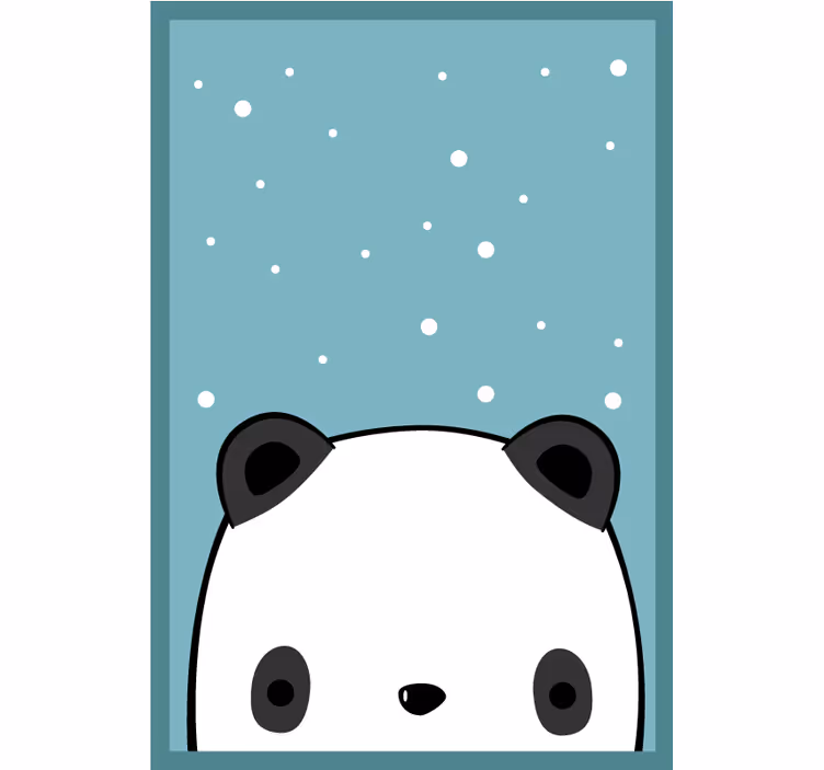 Zábavná roleta roztomilá panda - Tenstickers