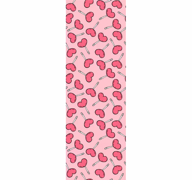 Roleta pre teenagera v tvare srdca - Tenstickers