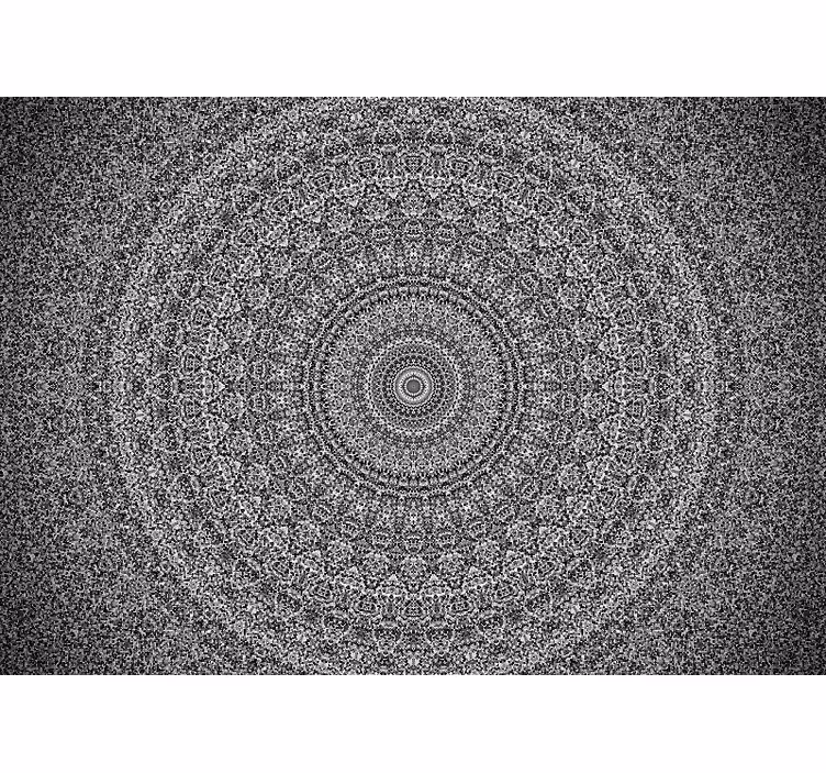 Zenová roleta Šedá mandala - Tenstickers