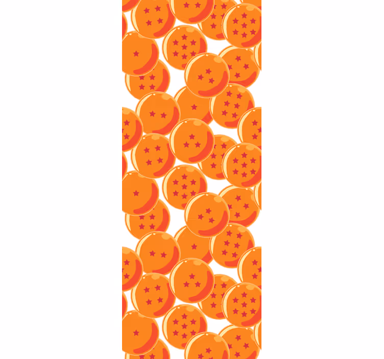 Oranžová roleta dračie gule - Tenstickers