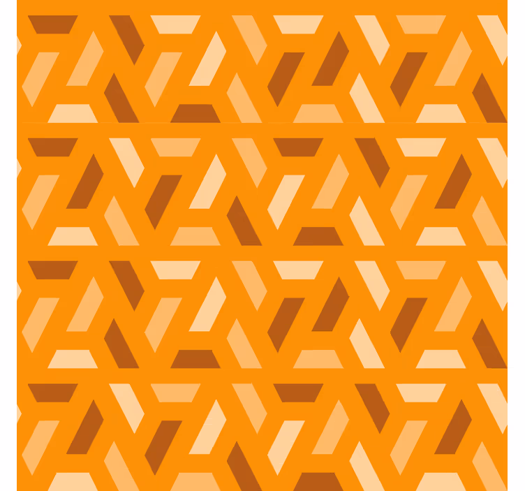 Oranžová roleta moderná geometria - Tenstickers