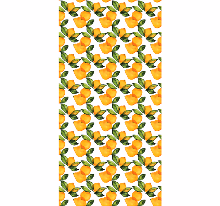 Oranžová roleta citrónového stredomorského štýlu - Tenstickers