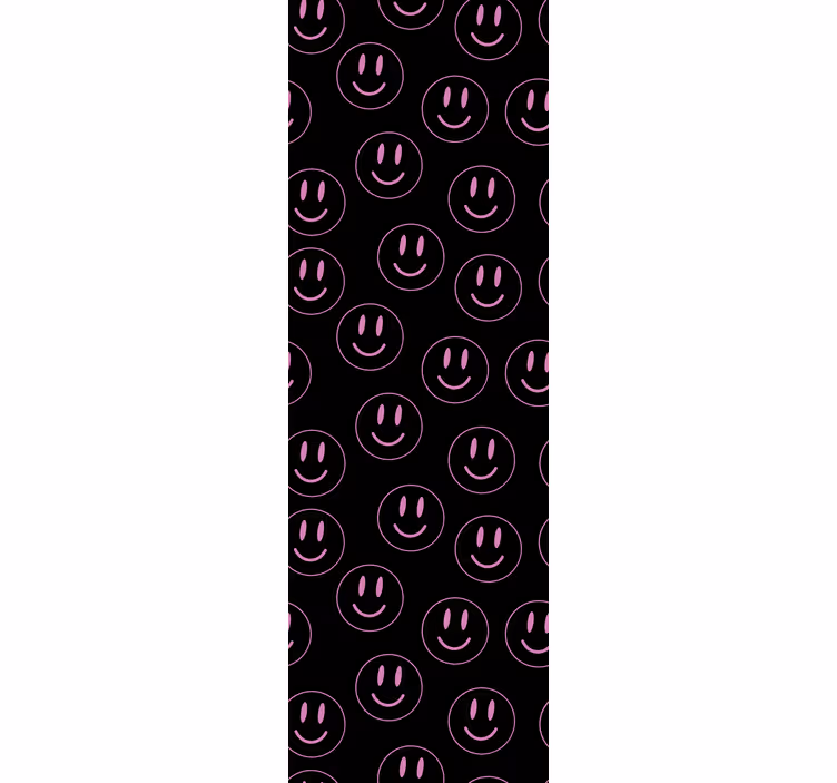 Roleta pre teenagera s bielymi a fialovými úsmevmi - Tenstickers