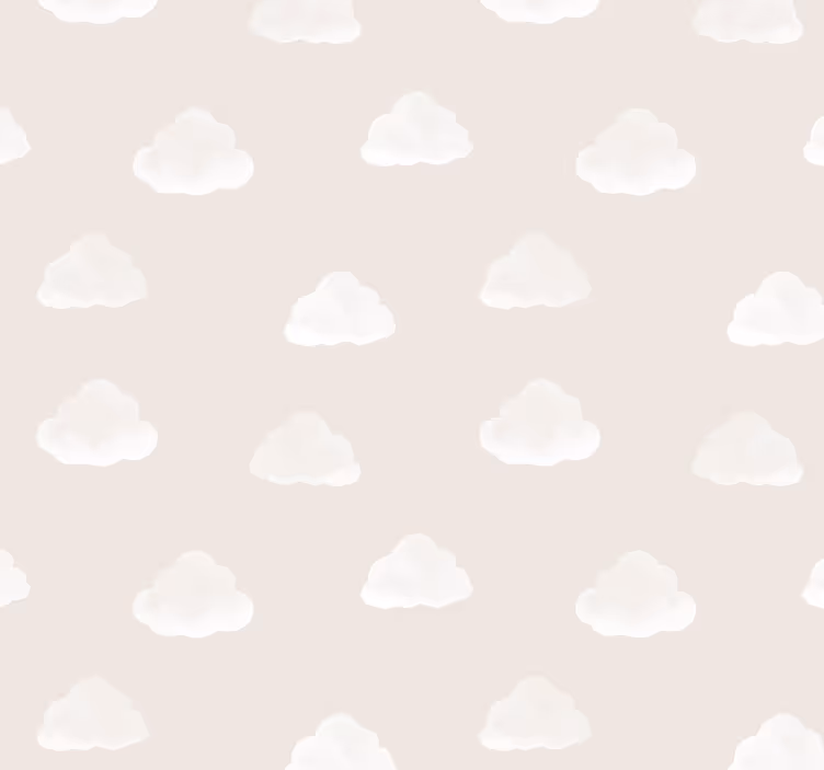 Roleta pre bábätko s béžovými obláčikmi - Tenstickers