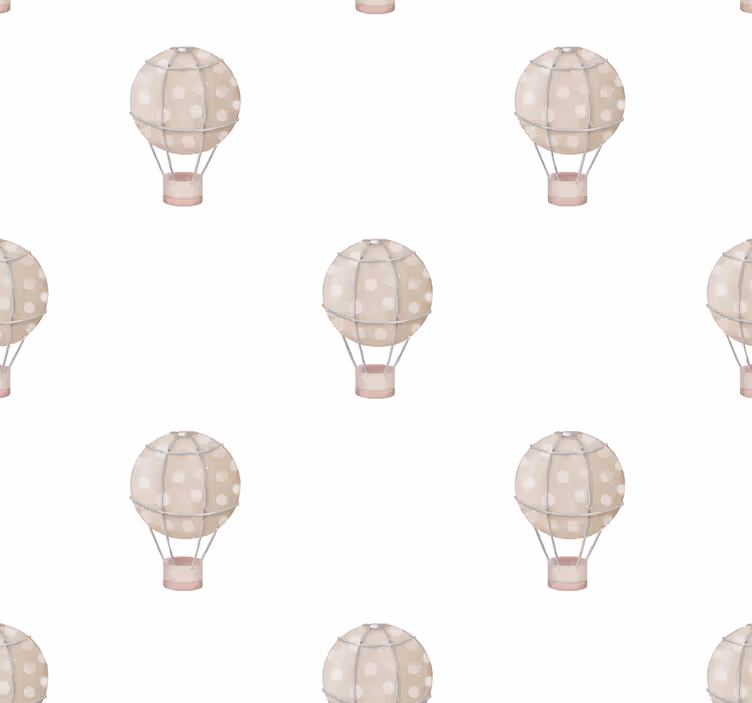 Roleta pre bábätko šedé balóniky - Tenstickers