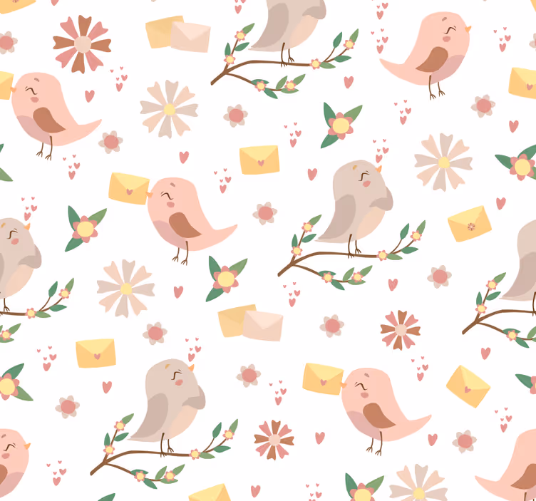 Roleta pre bábätko malé vtáčiky na konároch - Tenstickers