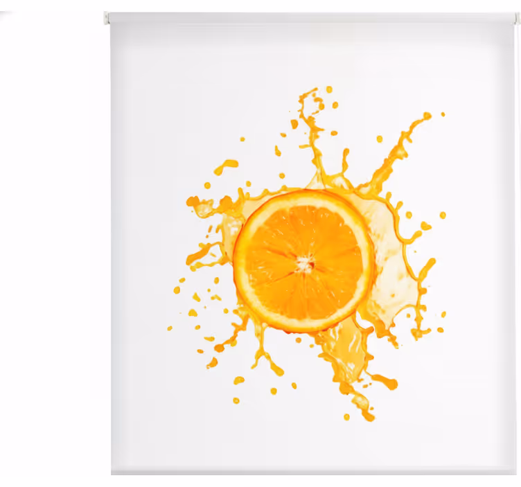 Roleta do kuchyne šírka 130 oranžové ovocie - Tenstickers