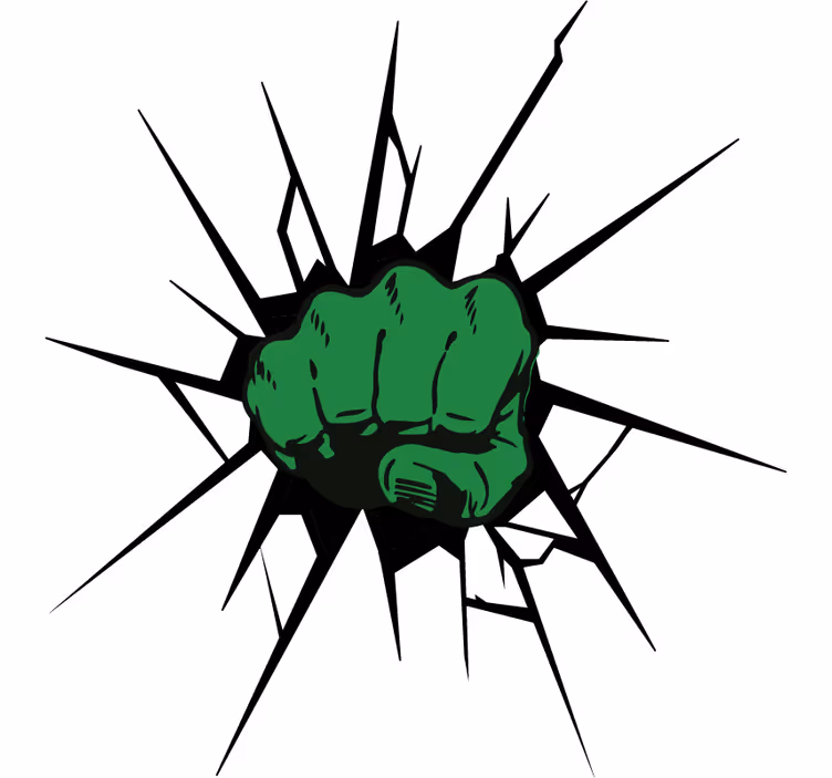 Roleta so superhrdinami hulk v 3d ilúzii - Tenstickers