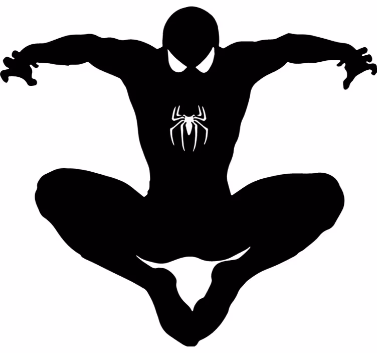Roleta so superhrdinami silueta spidermana - Tenstickers