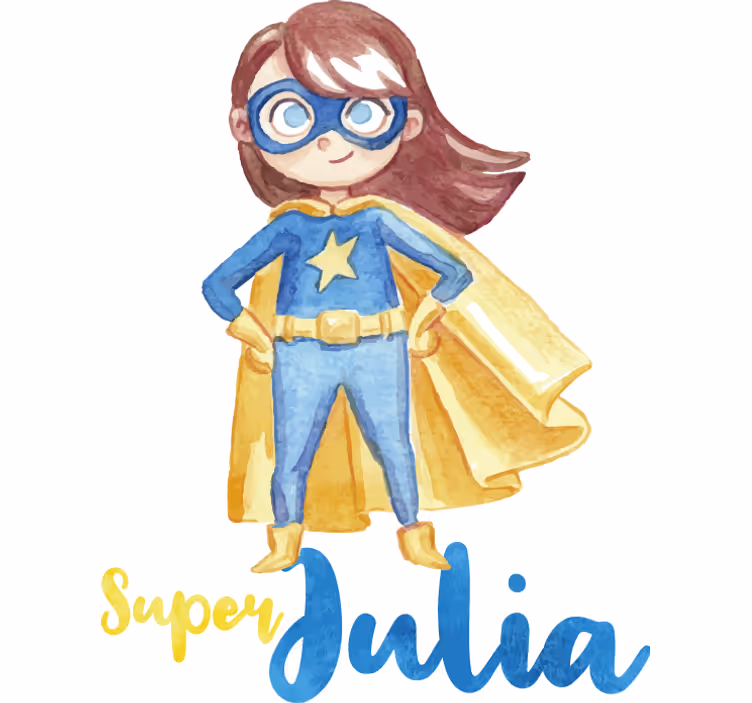 Roleta so superhrdinami pre dievčatá na mieru - Tenstickers